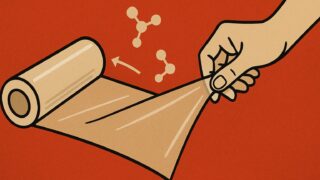 ラップがくっつくのはなぜ？分子間力と減圧吸着の仕組みを解説